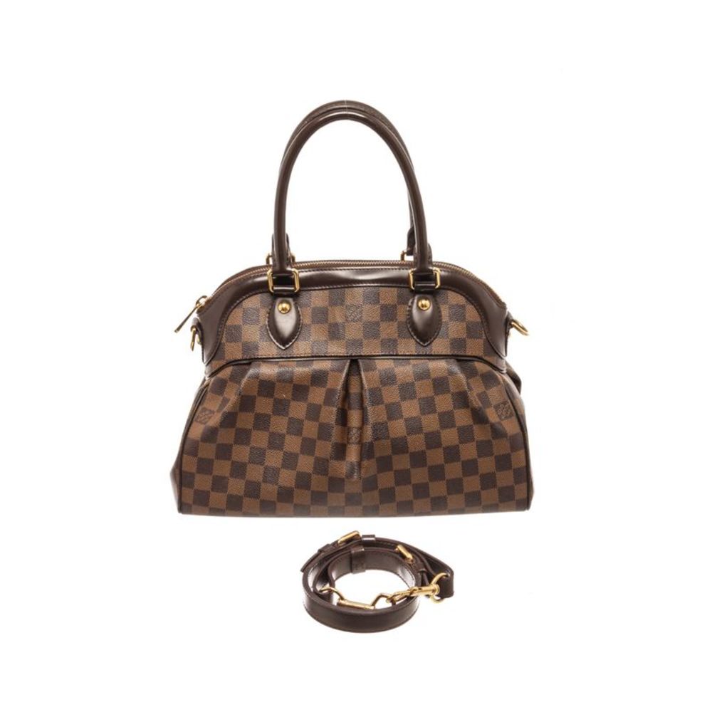 Louis Vuitton Brown Damier Ebene Canvas And Leather Trevi PM Bag
